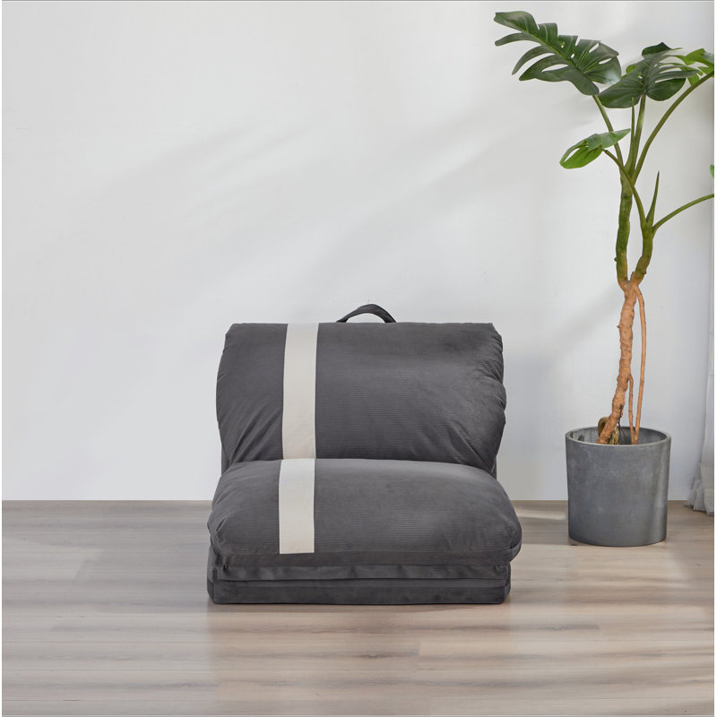 Canapé-lit pour chien moderne pour adultes et animaux de compagnie - base réglable en 6 positions, pliable en 5 secondes, base en velours côtelé pour fauteuil à billes et coussin - peu encombrant.