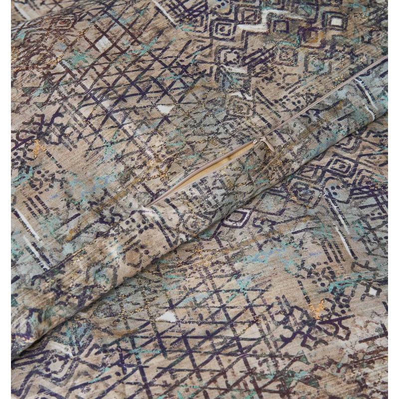 Schwenzer Abstract Duvet Cover Set with Pillowcases, 135 x 200cm Duvet Cover + 1 Pillowcase