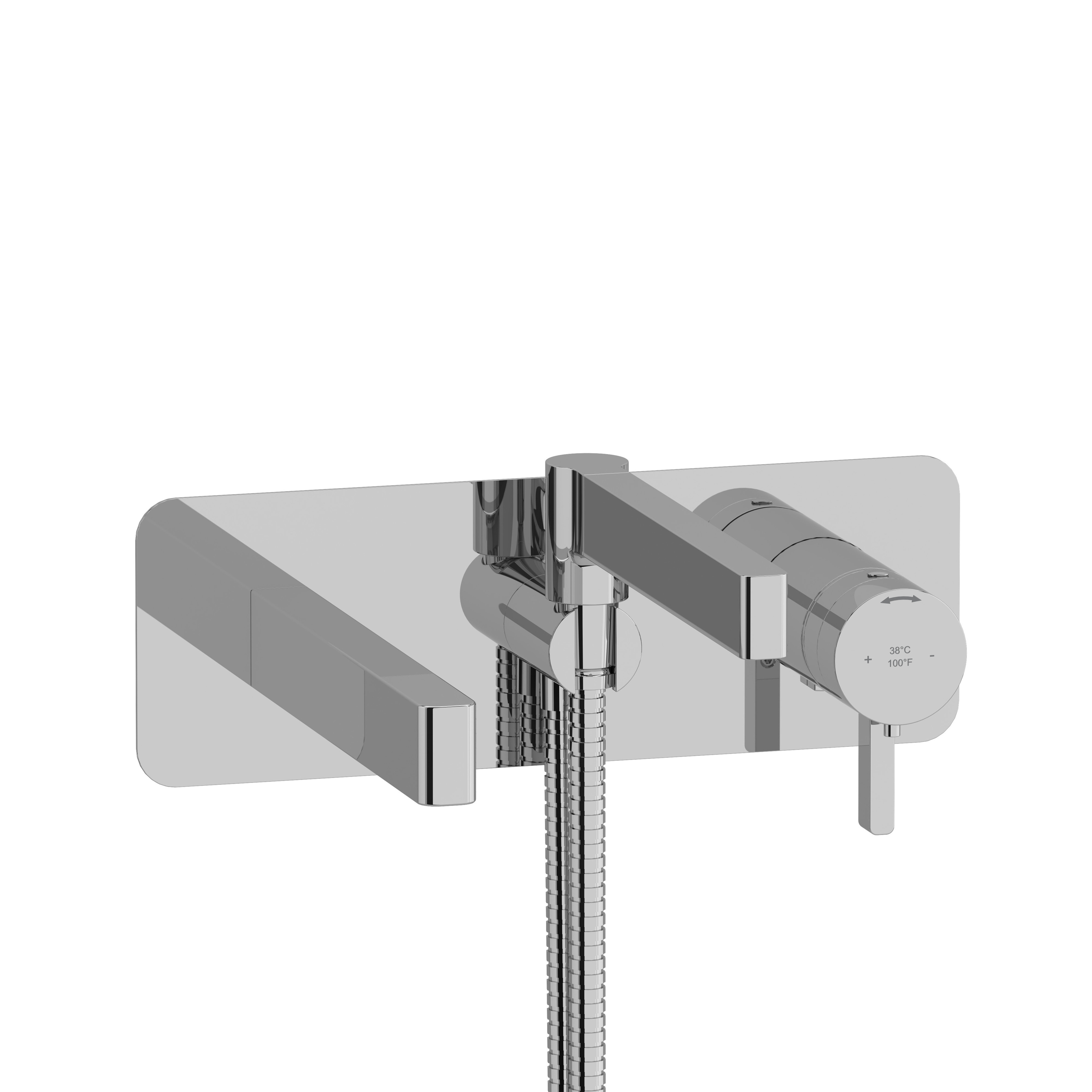 Riobel Paradox Wall Mount Tub Filler Trim | Wayfair