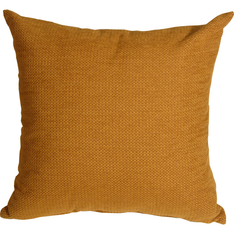 Reversible Throw Pillow, 16" H x 16" W x 5" D, Cream
