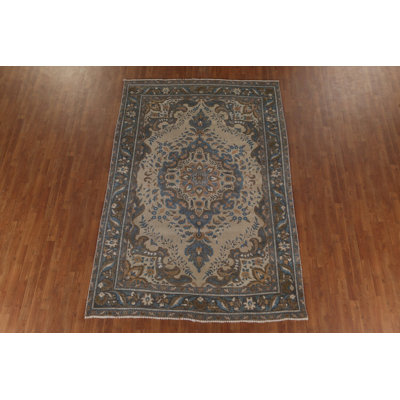 Handmade Traditional Area Rug 6x9