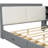 Gray Full Size Wood Bed Frame With Storage Headboard, 2 Drawers And Efficient Assembly Simple Steps-1311685829