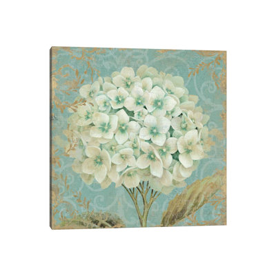 Hydrangea Square II by Wild Apple Portfolio - Print on Canvas