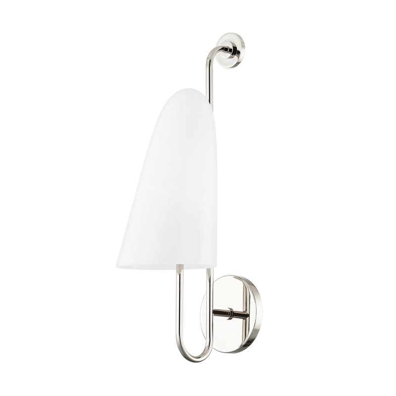 Slate Hill 1 - Light Armed Sconce, Polished Nickel