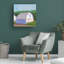 Art mural sur toile tendue - Patchwork de Carol Young pour décoration de salon, de chambre à coucher ou de bureau - 35 x 35