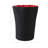 Contemporary Sculptural Porcelain Vases With Textured Ribbed Design Set Of 2-986014653