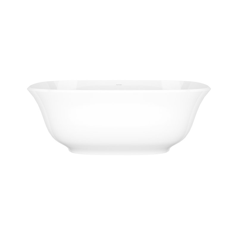 Amiata 65"x 32" Freestanding Soaking Bathtub, Gloss White