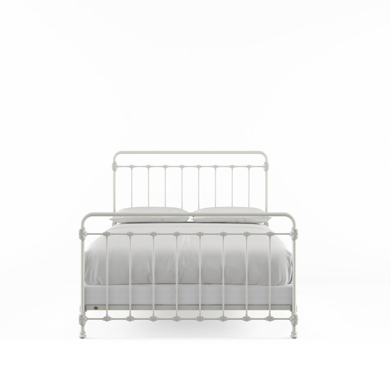 160 Picket Fence Bed | Complete Standard, California King, Matte White