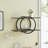 Amaru 2 Tier Circle Bracket Wall Shelf
