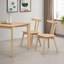 Chaise en bois massif H 32,8 po-121600690
