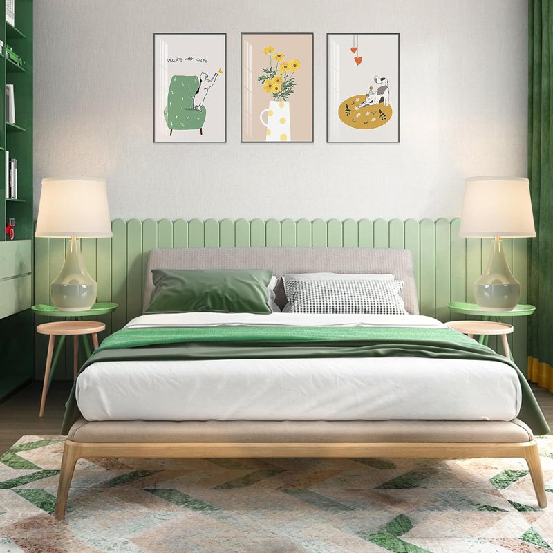 Laforteza Porcelain Table Lamp, Green