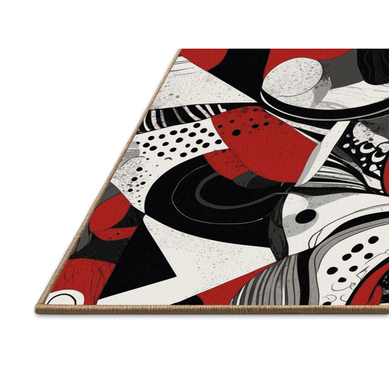 Obsidian Whisper Rug, Square 4'