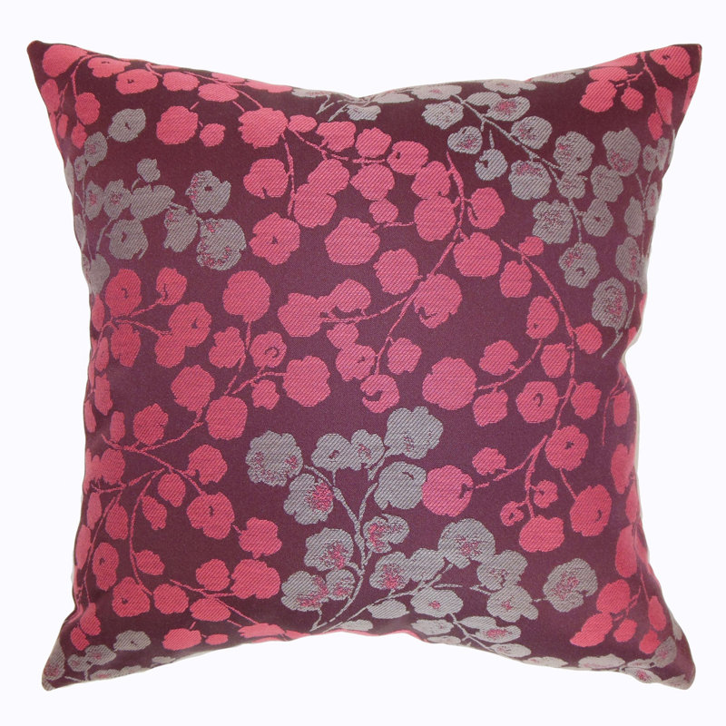 Coussin Fleur, 20 po x 20 po, Pas de remplissage