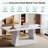 63" Modern Executive Desk With Sturdy Base-1484845581