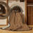 Machine Washable Solid Brown Area Rug-1616078250