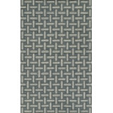 Abbott Hand Tufted Wool Geometric Area Rug in Blue