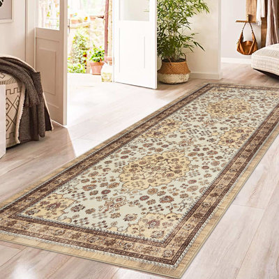 Striped Machine Braided Area Rug