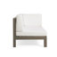 BANC DE COIN B -VA BRAVA AVEC TABLE BASSE, BLANC