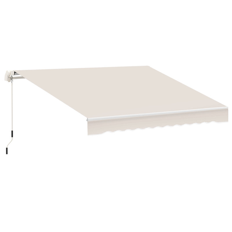 Auvent rétractable pour terrasse 8 'x 7', Beige
