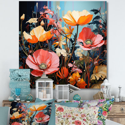Wild Plants Burst With Fierce Harmony - Décoration murale plantes