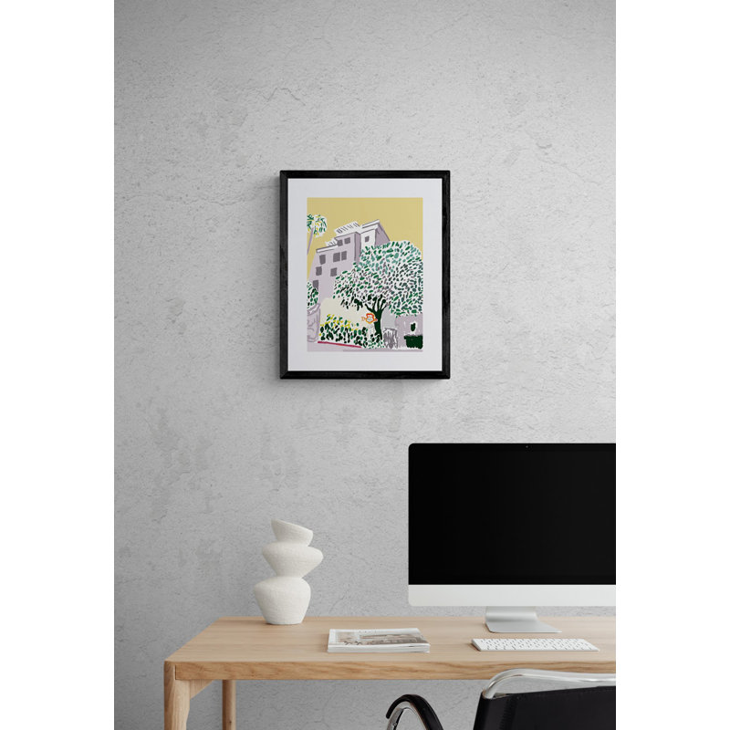 Chateau Marmont Print by Deborah Blum, 31.25" H x 25.25" W