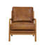 Chaise longue en bois brun clair avec revêtement en tissu et rembourrage en mousse-480829266-480829271