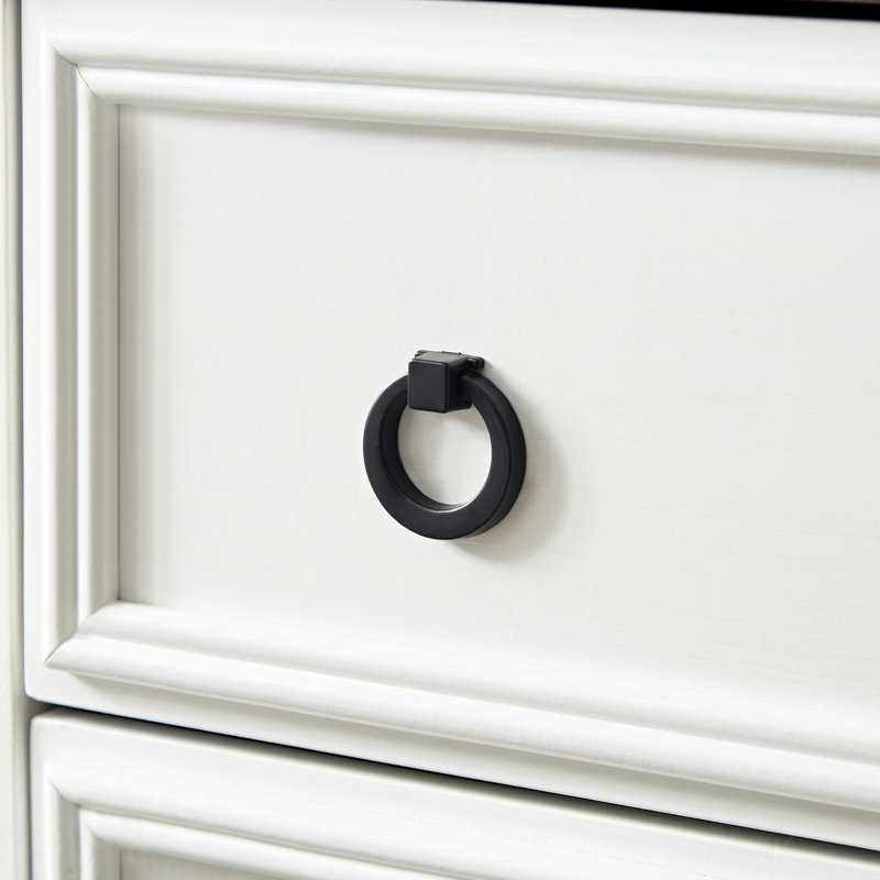 Commode de chambre à coucher moderne avec 6 tiroirs - Installation facile, fabrication, panneau de particules haut de rangement blanc, espace spacieux, armoire