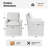 Modern Linen Upholstered Swivel Barrel Accent Chair