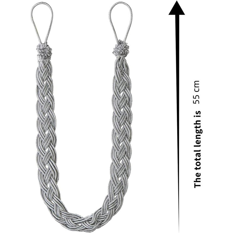Natural Fabric Curtain Holdback/Tieback