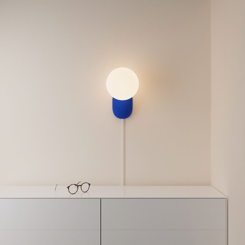 Cantilever Wall Light, Cobalt