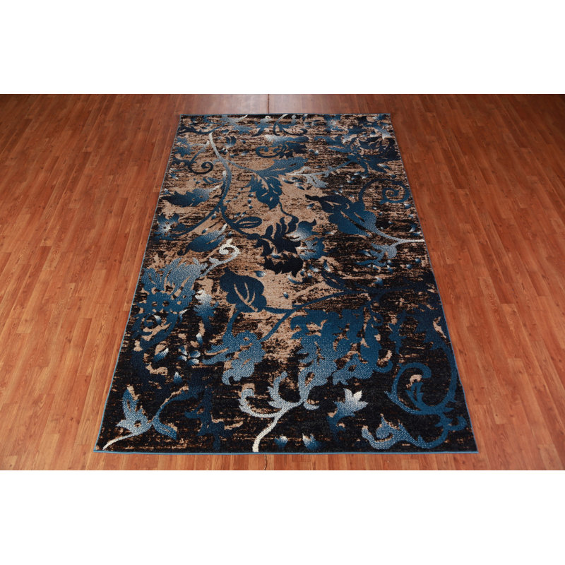 Transitional Oriental Area Rug 6x9