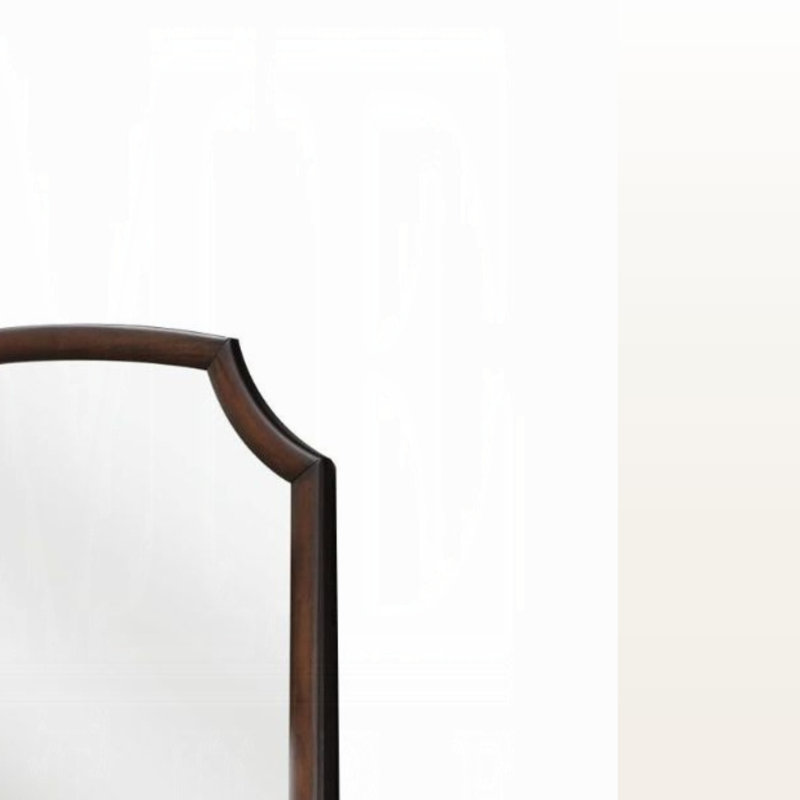 Miroir Finesse avec finition espresso