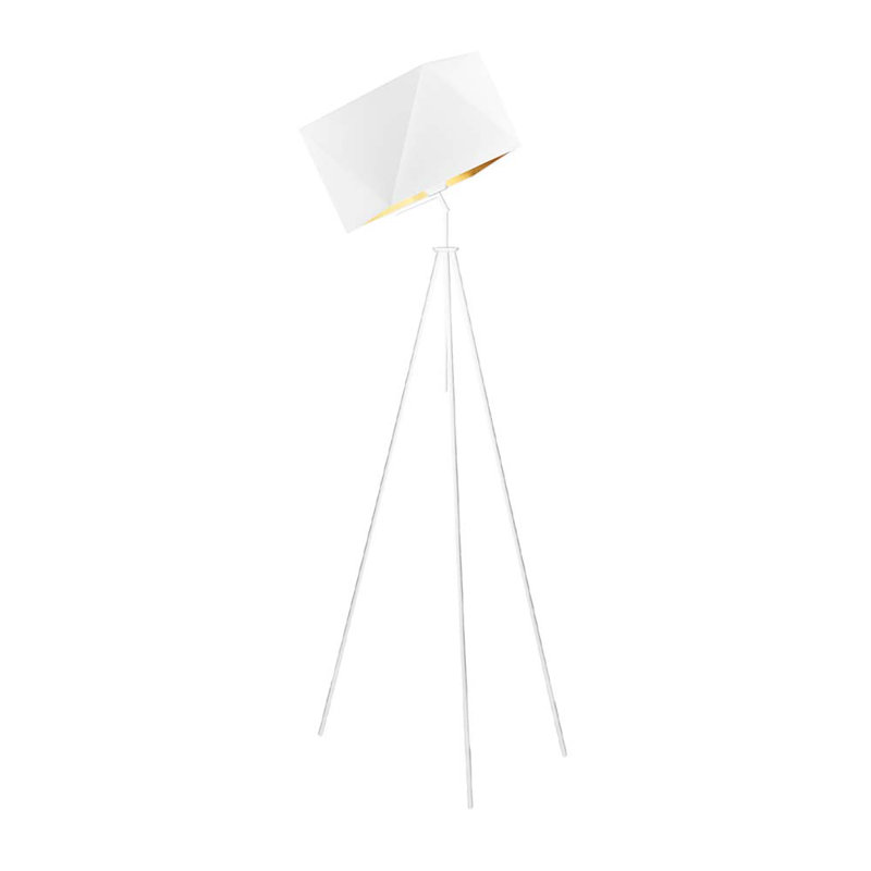 Fite 142cm Tripod Floor Lamp, White, White