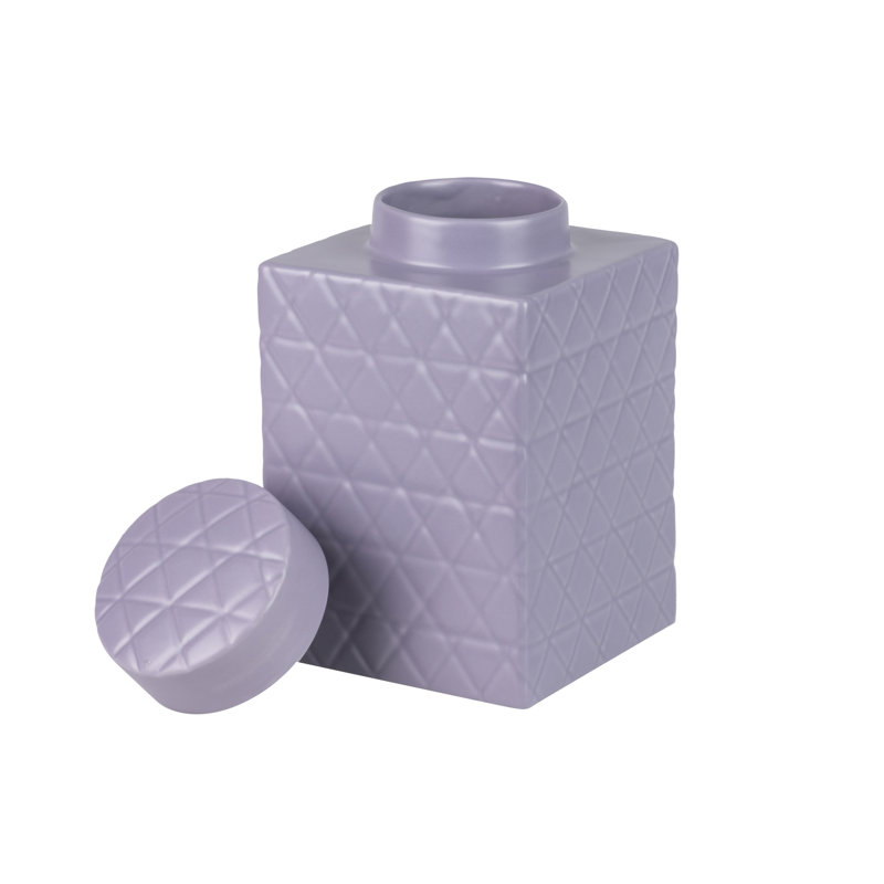 Ceramic Jar 16x16x26 Cm, Purple