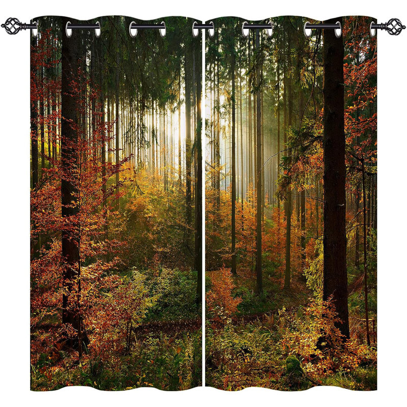 Finnbogi Semi Sheer Curtain Pair