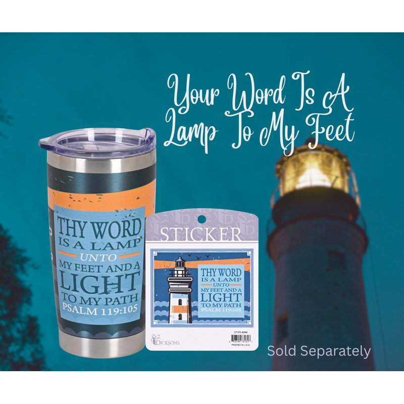 Tumbler Lighthouse Your Word Is A 20 Oz