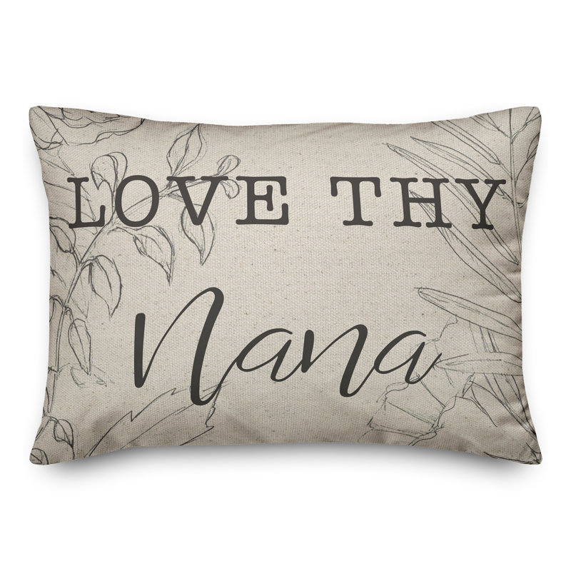  Love Thy Nana Throw Pillow