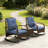 Bistro Set,Balcony Furniture Set,3 Piece Wicker Patio Furniture Set-592680792