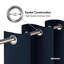 Polyester Blackout Grommet / Eyelet Curtain Pair