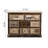 Classic Brown Versatile Wood Accent Chest.