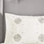 Housse de couette 4 pièces très grand / très grand, housse de couette en coton brodé, revers médaillon gris, housse de très grand lit, avec médaillon, literie réversible