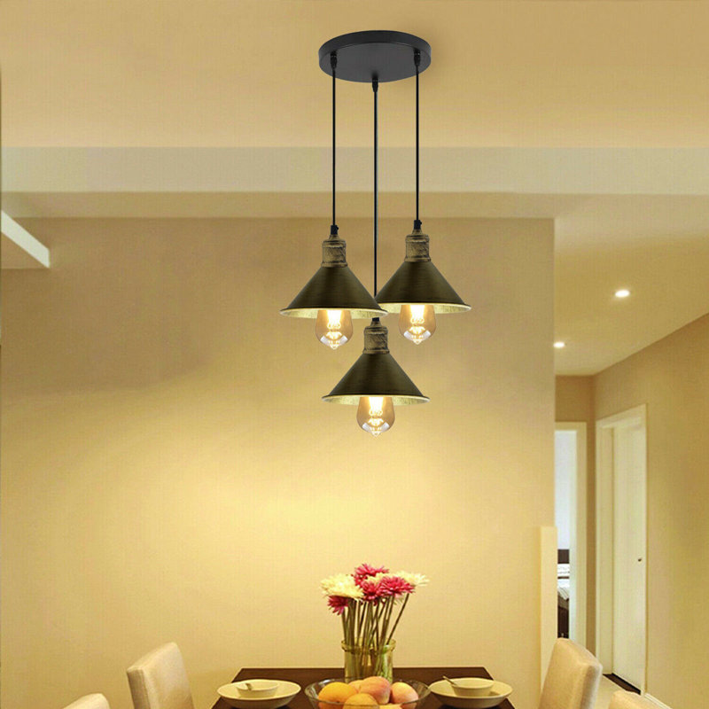 Wier 3 - Light Black Cluster Pendant