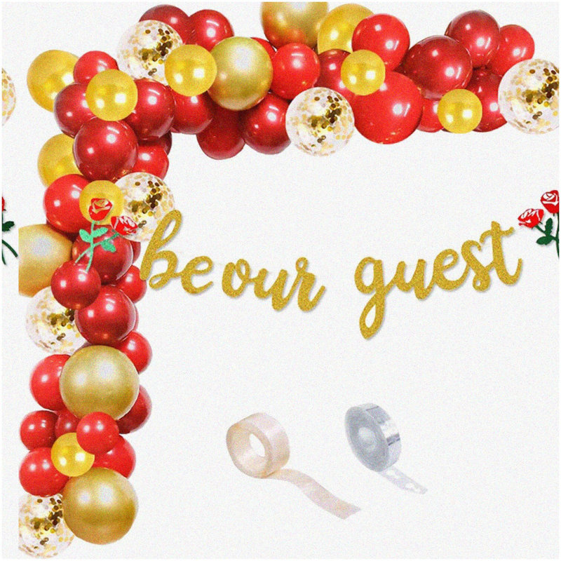 Gold Glitter "Happy Sweet 16" Banner