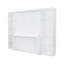 Lit blanc avec bureau et bibliothèque - option d'économie d'espace stable et bibliothèque, ameublement-944103565