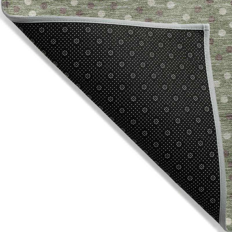 Mirelia Sage Washable Indoor-Outdoor Rug - , 2'6" x 3'10"