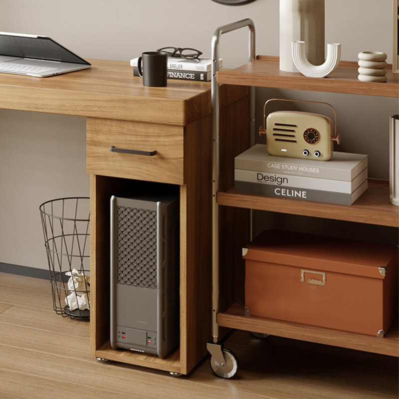 Bureaux rectangulaires en bois massif brun, H 29,53 po x l 78,74 po x P 23,62 po