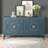 Floyds 60" W Retro Sideboard door with Circular Groove Design,Dining cabinet,Buffet table-659393393