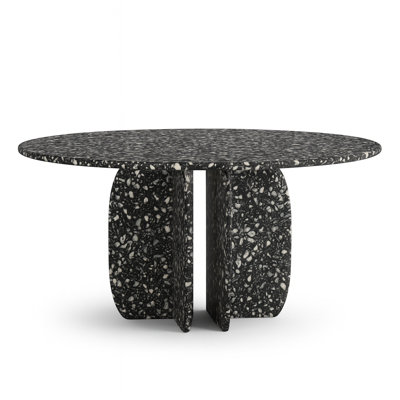 Catus Dining Table - Outdoor With Terrazzo Black & White Marble Finishes