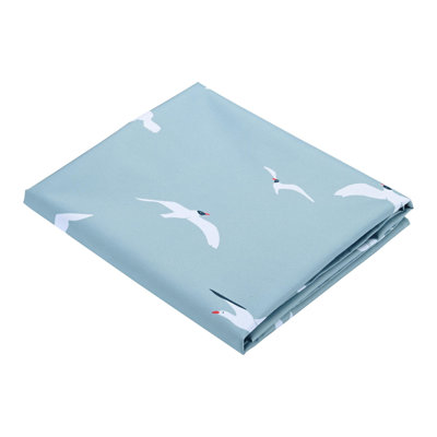  43"x57" Rectangle Tablecloth Table Cover Seagull Yard Party Picnic Washable Polyester Decorative Fabric for Garden Summer Event Planning