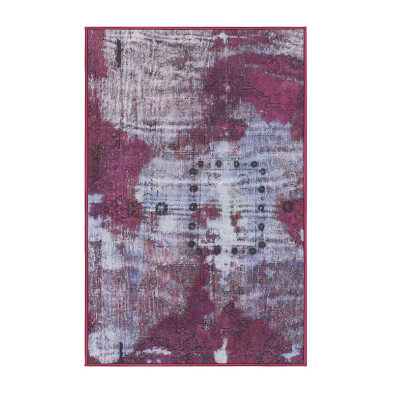 Abstract Indoor Rug, Runner 2' x 5'
